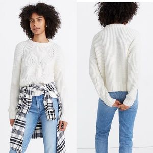 (NWT) MADEWELL Everett Rib-Play Pullover Sweater